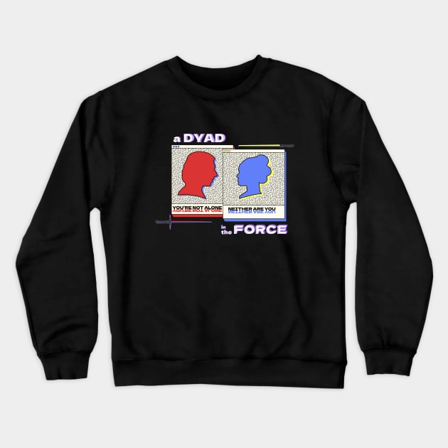 a dyad in the force - reylo Crewneck Sweatshirt by mariabelendg